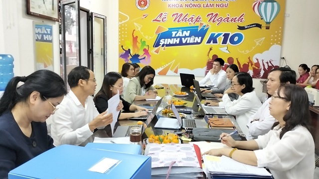 Khoa Nông Lâm Ngư đón đoàn đánh giá ngoài hệ thống quản lý chất lượng theo tiêu chuẩn ISO 21001:2018