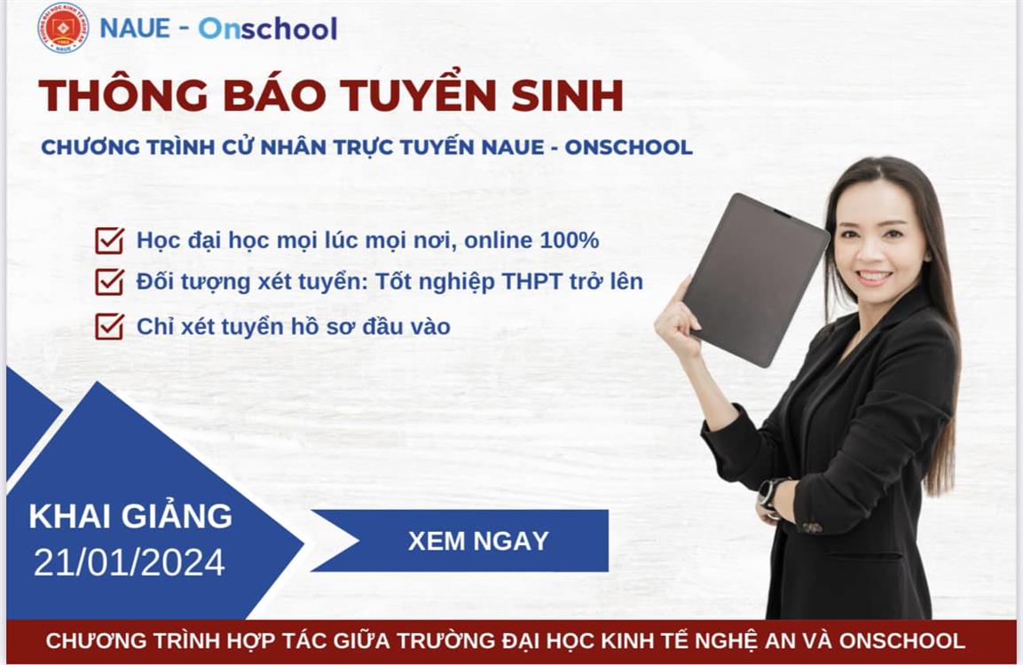 Tuyển sinh đào tạo từ xa trình độ đại học ngành kế toán