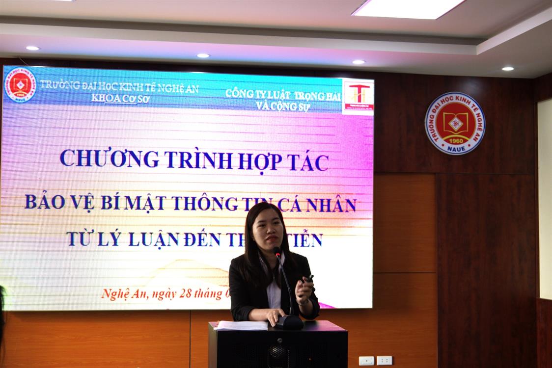Khoa cơ sở tổ chức Seminar với chủ đề “Bảo vệ thông tin cá nhân, từ lý luận và thực tiễn”