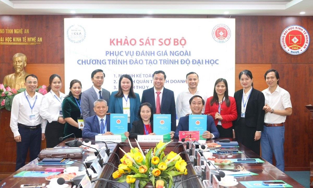 NAUE – Khảo sát sơ bộ đánh giá chất lượng chương trình đào tạo chính quy trình độ đại học