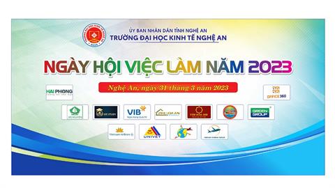 Ngày hội việc làm năm 2023 tại trường Đại học Kinh tế Nghệ An