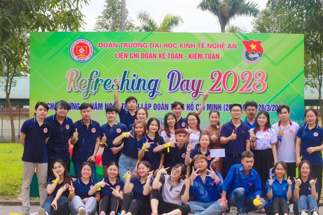 Sinh viên NAUE – Refreshing day 2023 – Nơi gắn kết tinh thần đồng đội