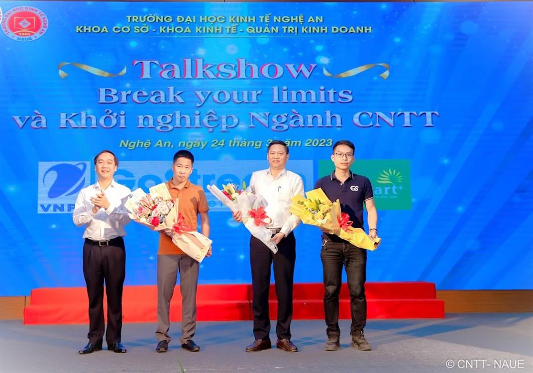 Talkshow “Break Your Limits” và “Khởi nghiệp ngành CNTT”