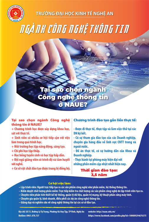 Thông tin tuyển sinh hệ Ngành CNTT năm 2023