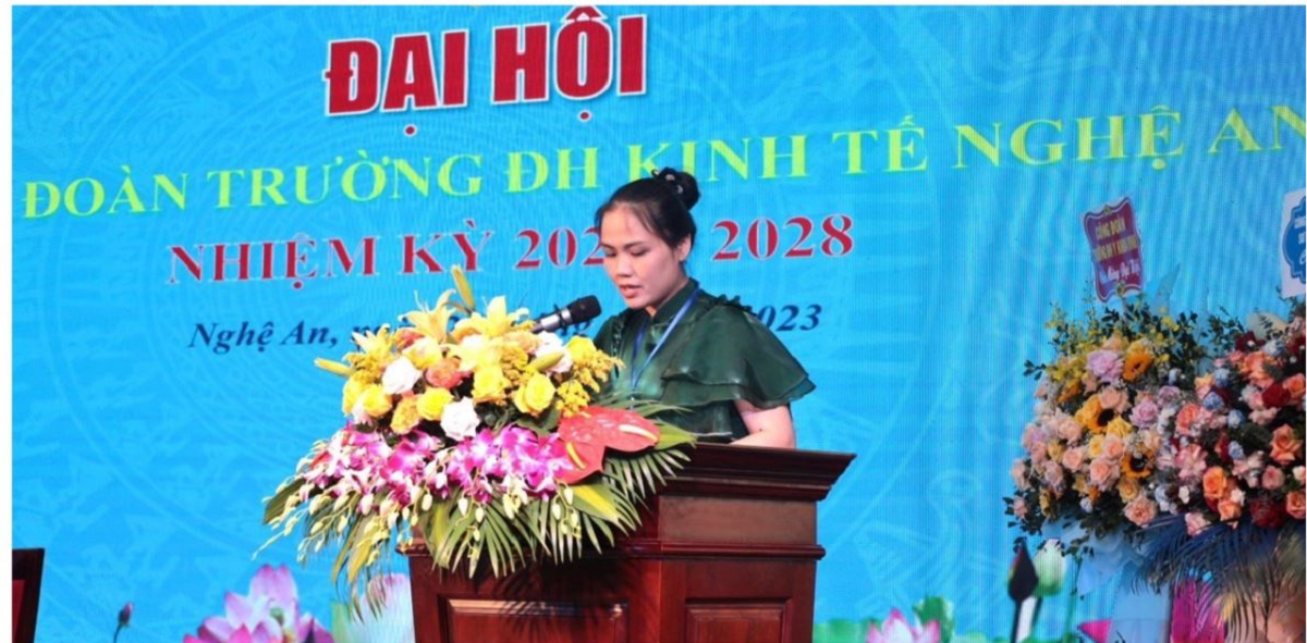 Đoàn viên công đoàn Khoa Kế toán – Kiểm toán tham gia Đại hội Công đoàn trường ĐHKTNA lần thứ VII, nhiệm kỳ 2023 – 2028