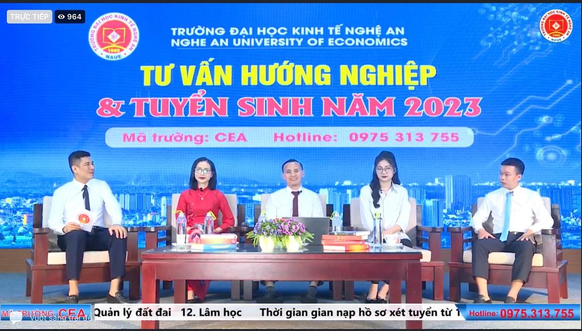 NAUE – Livestream tư vấn tuyển sinh đại học 2023