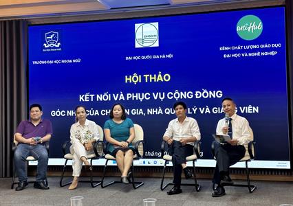 Trường Đại học Kinh tế Nghệ An tham dự Hội thảo (trực tuyến): “Kết nối phục vụ cộng đồng – Góc nhìn từ các chuyên gia, nhà quản lý và giảng viên”.