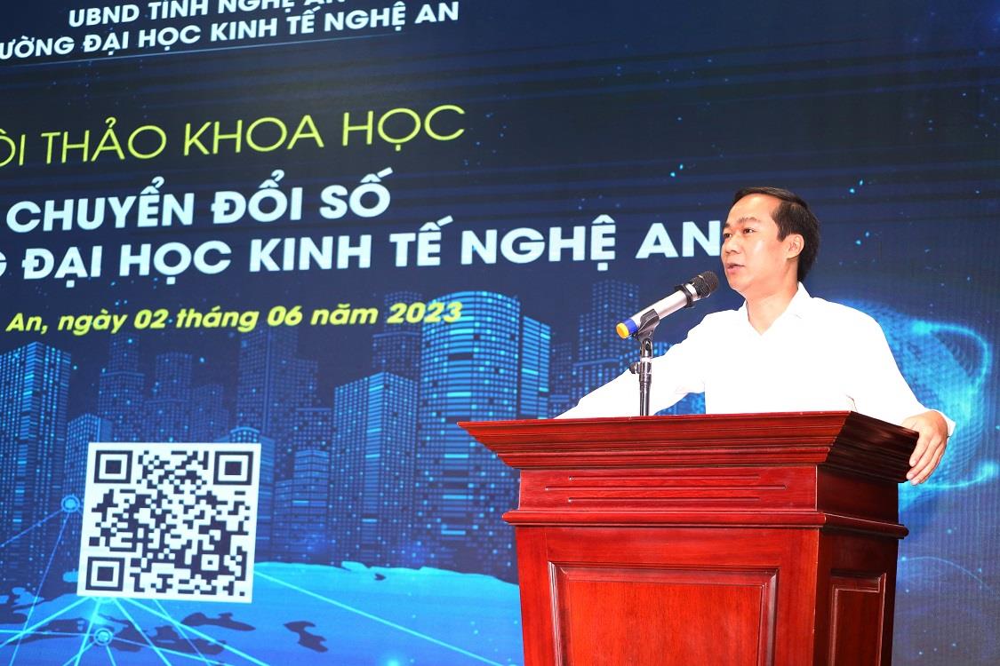 Hội thảo khoa học “Chuyển đổi số tại Trường Đại học Kinh tế Nghệ An