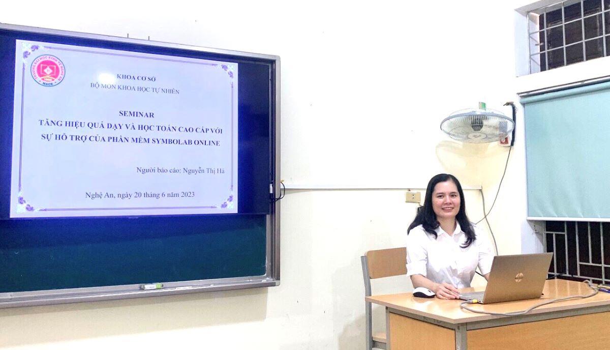 Seminar bộ môn KHTN với chủ đề: “Tăng hiệu quả dạy và học môn Toán cao cấp với sự hỗ trợ của phần mềm Symbolab online”