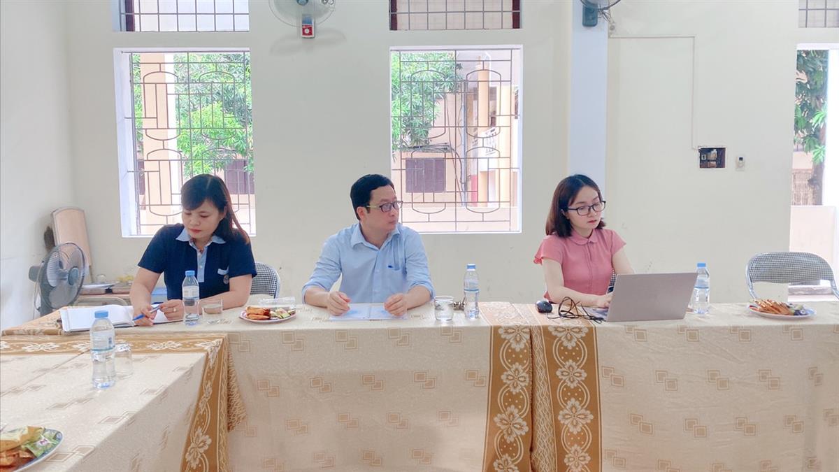 Tổ bộ môn Nguyên lý và LSCHTKT tổ chức seminar  “Ứng dụng phần mềm Canva và Quizizz trong thiết kế bài giảng E-learning”