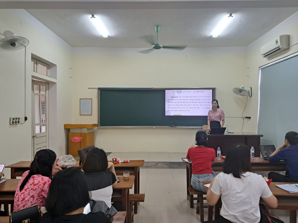 Tổ chức thành công Seminar: “Thiết kế bài giảng E-Learning học phần Kỹ năng mềm trên nền tảng LMS của Trường Đại học Kinh tế Nghệ An”