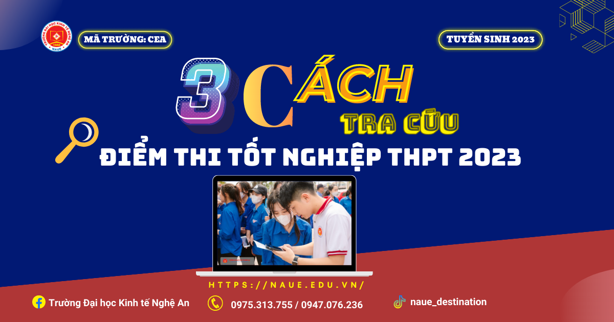 Ba cách tra cứu điểm thi tốt nghiệp THPT Quốc gia năm 2023
