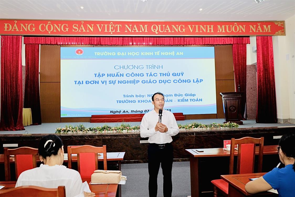 Khoa Kế toán Kiểm toán bồi dưỡng nâng cao nghiệp vụ Thủ quỹ cho các đơn vị sự nghiệp giáo dục công lập