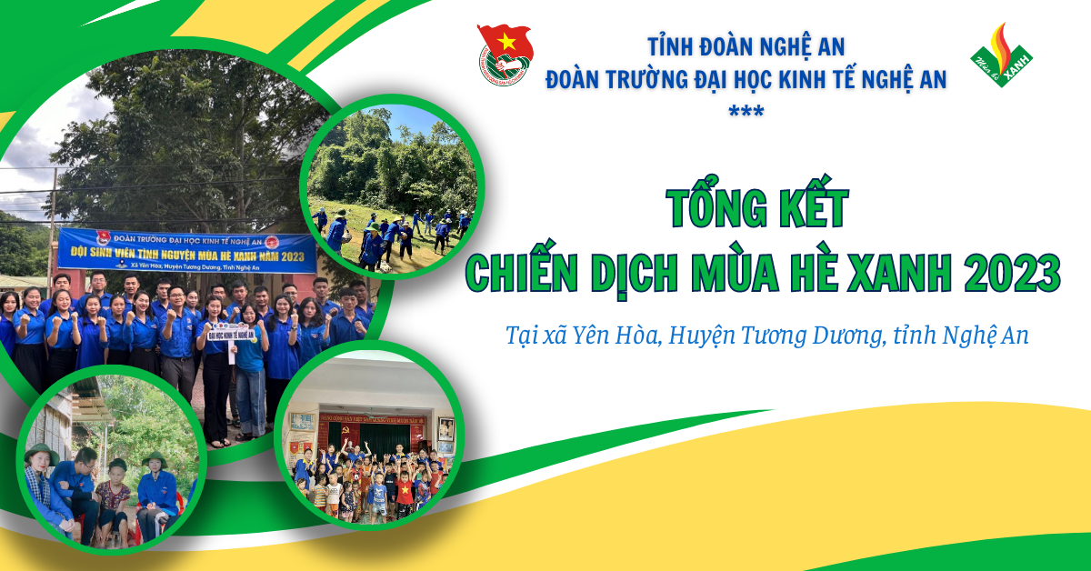 Tổng kết Chiến dịch Mùa hè xanh năm 2023 tại Xã Yên Hòa – Huyện Tương Dương