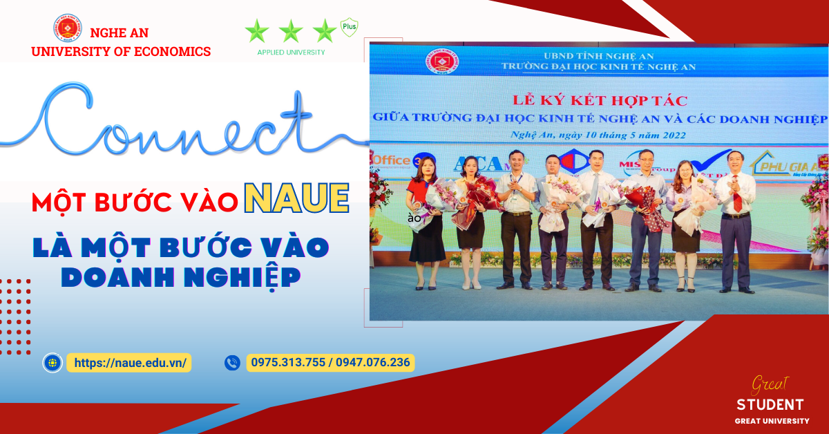 Bước một bước vào NAUE là bạn đã đặt một chân vào Doanh nghiệp