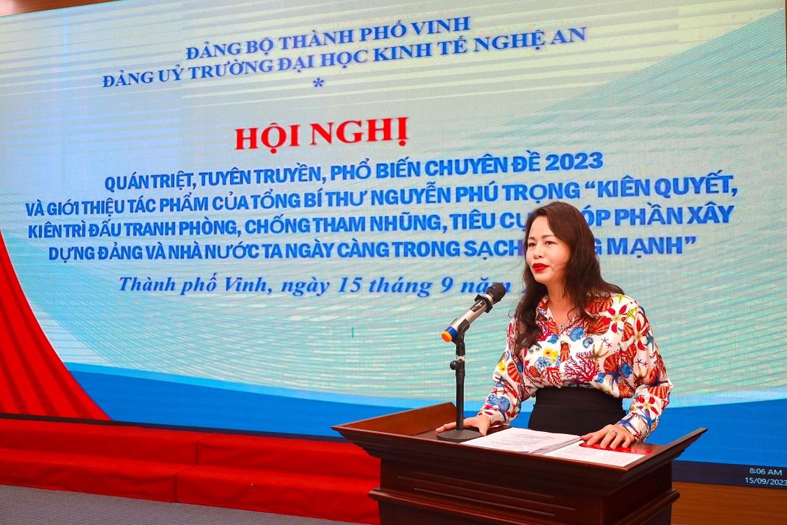 NAUE – Hội nghị “Học tập quán triệt chuyên đề năm 2023