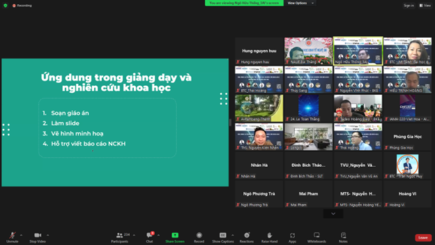 CBGV Khoa CNTT – NAUE tham gia chương trình Talk show “Ứng dụng ai trong học tập, giảng dạy, nghiên cứu khoa học . Thách thức và cơ hội đột phá”.