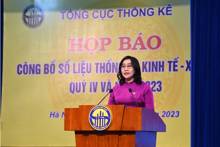 Công bố số liệu thống kê kinh tế – xã hội quý IV và năm 2023