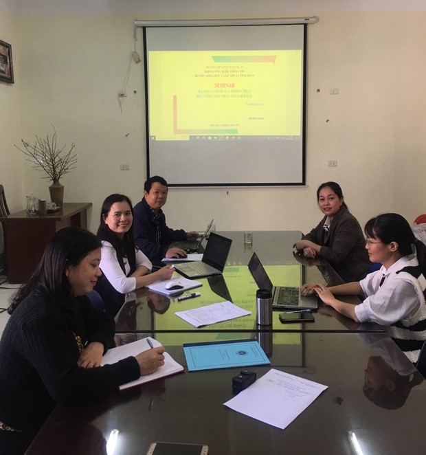 Seminar: rà soát, chỉnh sửa, thống nhất đề cương học phần toán rời rạc