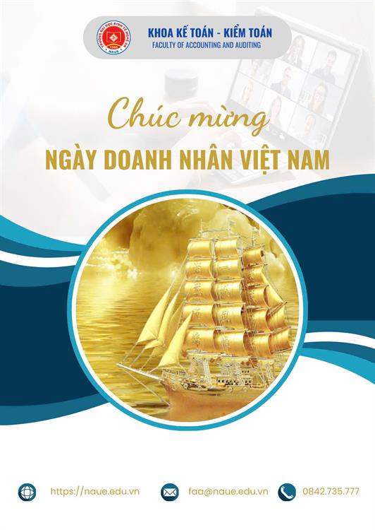 Khoa Kế toán – Kiểm toán Trường Đại học Kinh tế Nghệ An chúc mừng ngày Doanh nhân Việt Nam