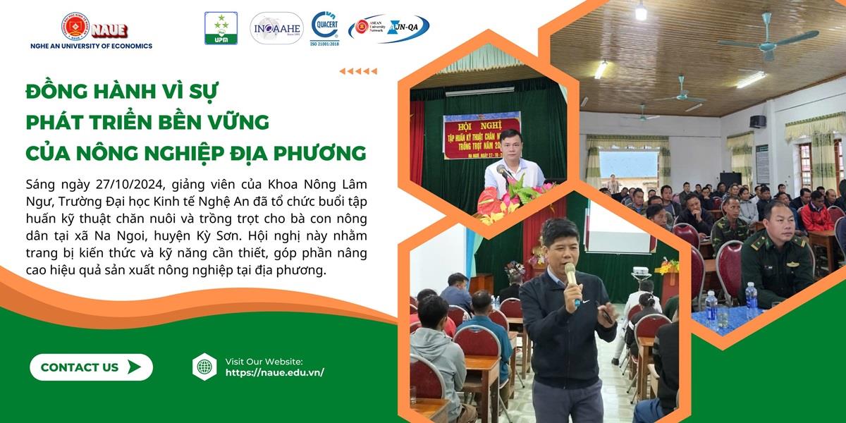 NAUE – Đồng hành vì sự phát triển bền vững của nông nghiệp địa phương