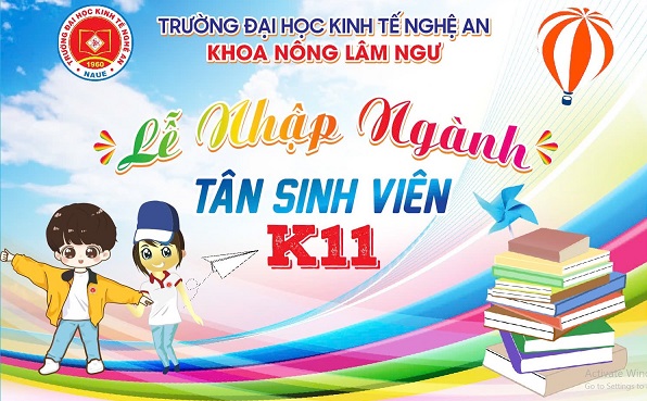 Khoa Nông Lâm Ngư tổ chức lễ nhập ngành cho sinh viên Khoá 11