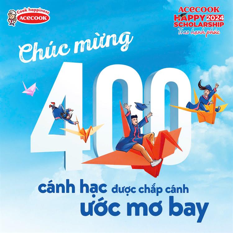 Sinh viên Khoa Kinh tế – QTKD xuất sắc nhận học bổng  Acecook Happy Scholarship 2024