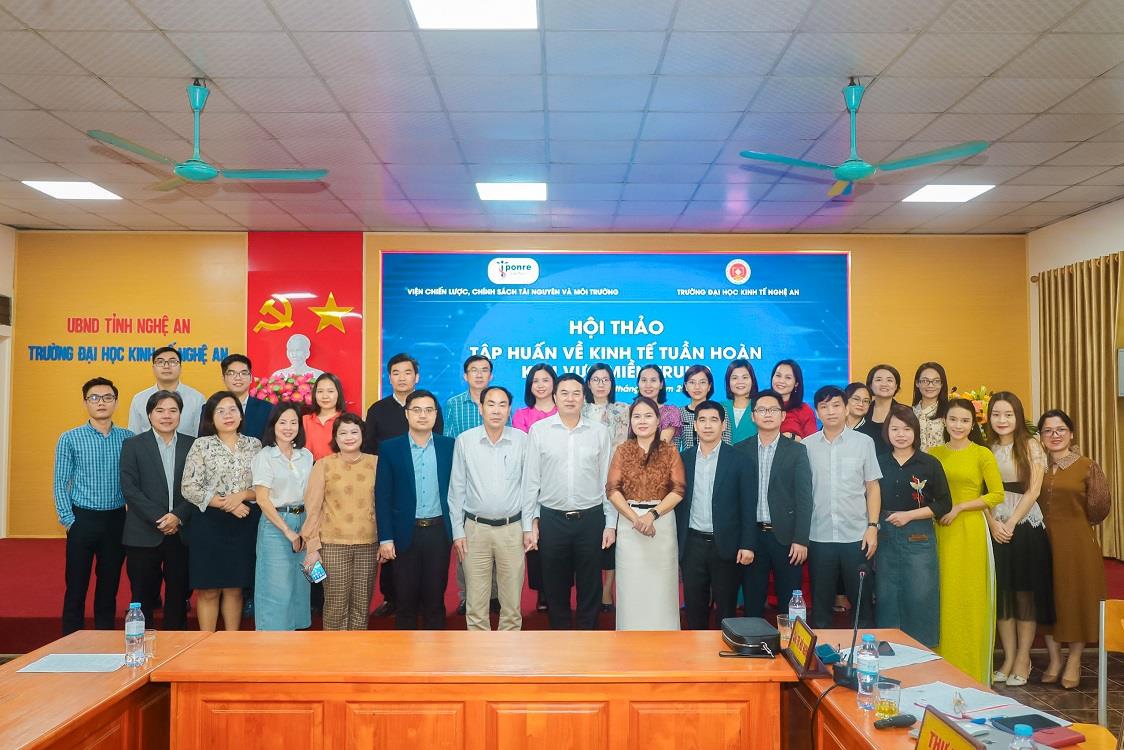 NAUE tổ chức Hội thảo tập huấn “Kiến thức về kinh tế tuần hoàn khu vực miền Trung”