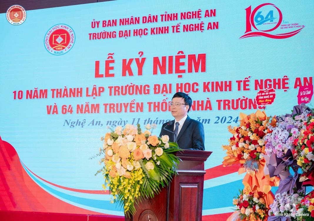 Kỷ niệm 10 năm thành lập Trường Đại học Kinh tế Nghệ An và 64 năm truyền thống Nhà trường