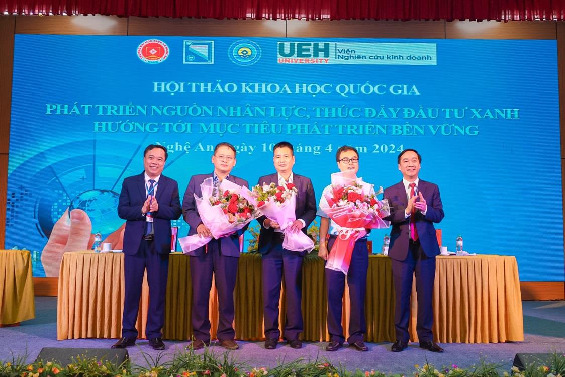Trường Đại học Kinh tế Nghệ An phối hợp tổ chức hội thảo Quốc gia “Phát triển nguồn nhân lực, thúc đẩy đầu tư xanh hướng tới mục tiêu phát triển bền vững”