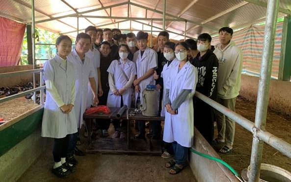 Ứng dụng công nghệ thụ tinh nhân tạo cho trâu bò trong giảng dạy ngành thú y tại Trường ĐH Kinh tế Nghệ An