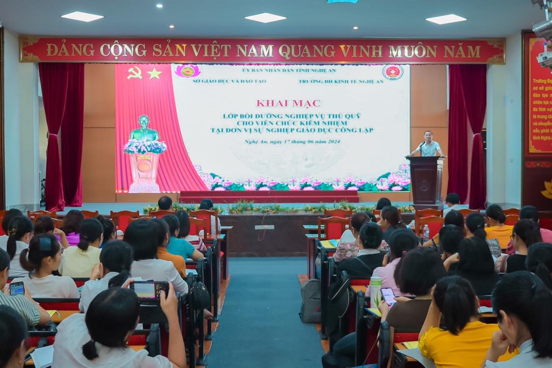 Khai giảng lớp bồi dưỡng Thủ quỹ