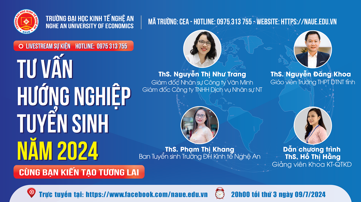 Livestream tư vấn tuyển sinh năm 2024 với chủ đề “Cùng bạn kiến tạo tương lai”