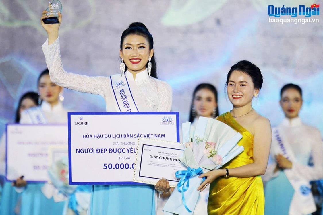 Chúc mừng sinh viên NAUE đạt giải Người đẹp được yêu thích nhất của Hoa Hậu Du Lịch Bản Sắc Việt Nam 2024