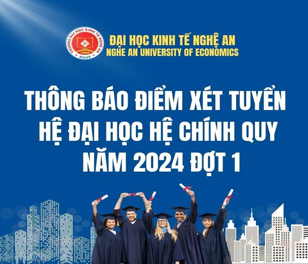 Thông báo điểm xét tuyển Đại học hệ chính quy năm 2024 đợt 1