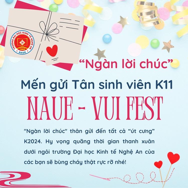 “Ngàn lời chúc” dành cho tân sinh viên K11