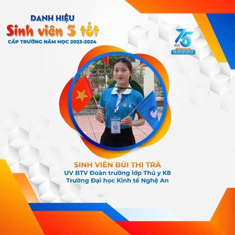 Chúc mừng các bạn sinh viên đạt danh hiệu “Sinh viên 5 tốt” cấp trường năm học 2023-2024