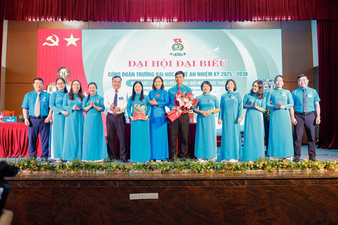 Đại hội Công đoàn Trường Đại học Nghệ An lần thứ I, nhiệm kỳ 2025 – 2030: Dấu mốc đoàn kết – trí tuệ – phát triển bền vững