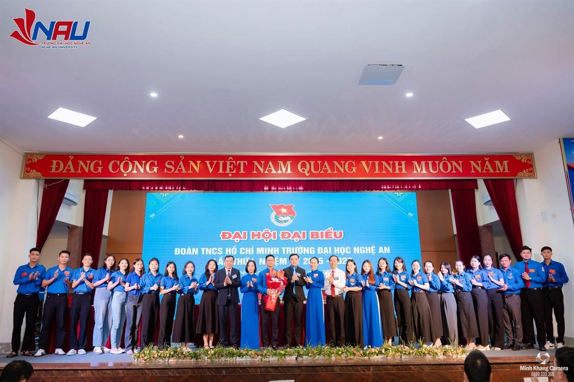 ĐẠI HỘI ĐẠI BIỂU ĐOÀN TNCS HỒ CHÍ MINH TRƯỜNG ĐẠI HỌC NGHỆ AN LẦN THỨ I – NHIỆM KỲ 2025–2027