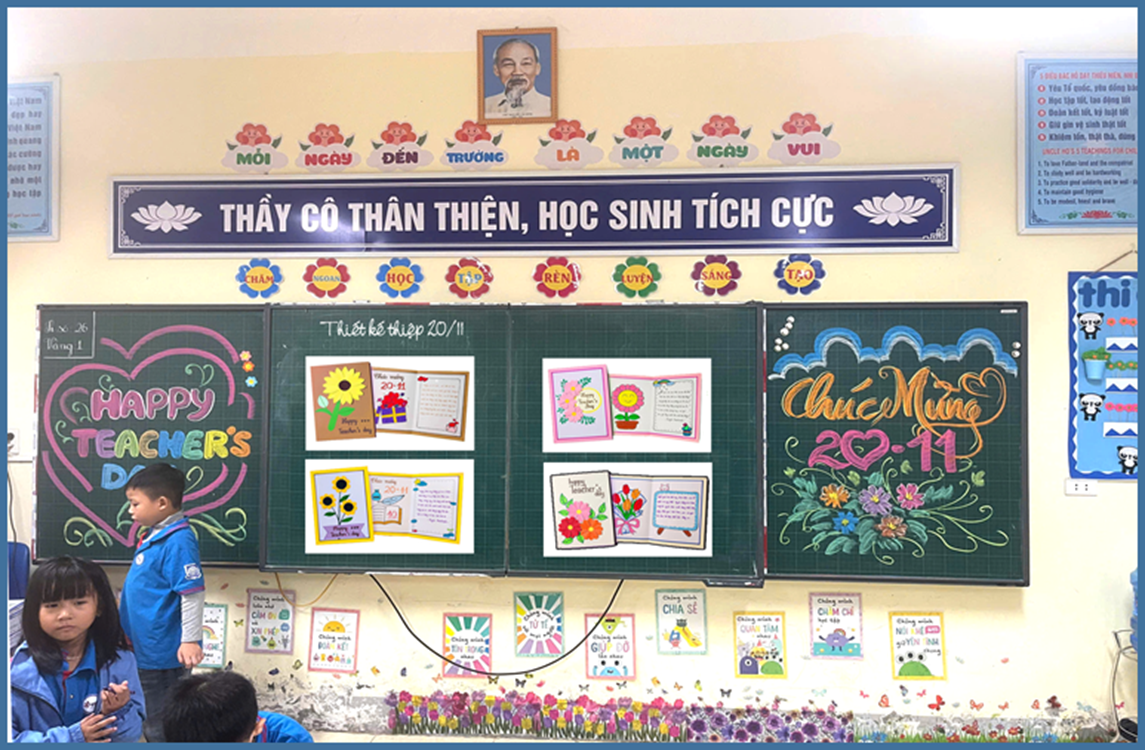 Hoạt động dạy học Mỹ thuật chào mừng Ngày Nhà giáo Việt Nam 20/11  Tôn vinh nghề dạy học – Thắp sáng ngọn lửa tri ân