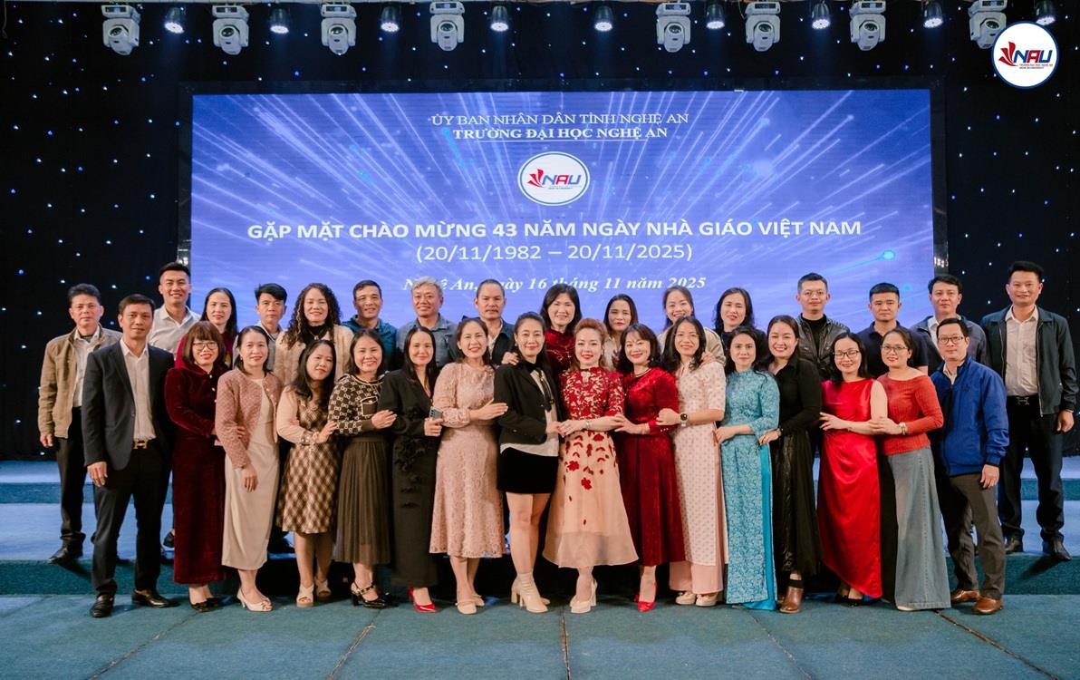 Trường Đại học Nghệ An long trọng tổ chức kỷ niệm  ngày nhà giáo việt nam 20/11 tôn vinh thầy cô – trọn nghĩa tri ân