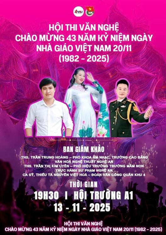 VÒNG CHUNG KẾT HỘI THI VĂN NGHỆ CHÀO MỪNG 43 NĂM NGÀY NHÀ GIÁO VIỆT NAM (20/11/1982 – 20/11/2025)