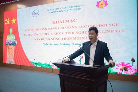 Bồi dưỡng kiến thức mới – tăng cường năng lực cho cán bộ cấp xã tỉnh Nghệ An năm 2025
