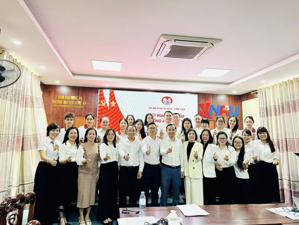 Hội nghị kiểm điểm và tổng kết công tác xây dựng Đảng năm 2025 – Chi bộ khoa Kế toán – Kiểm toán