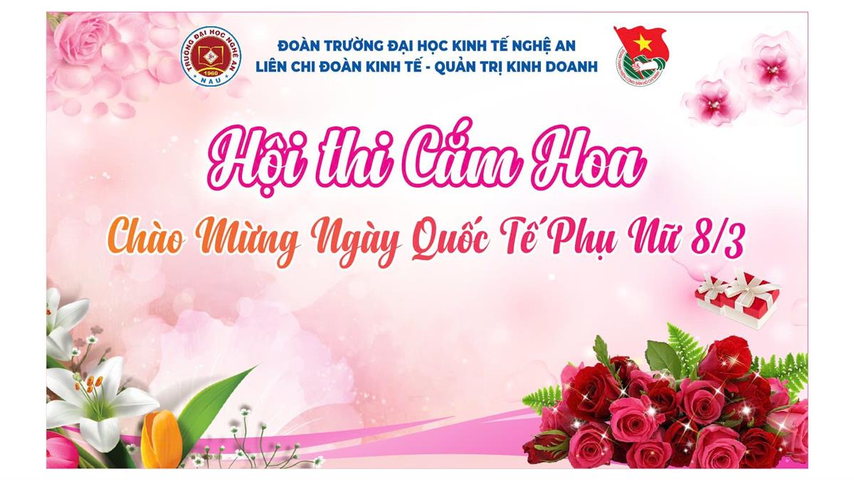 HỘI THI CẮM HOA Chào mừng Ngày Quốc tế Phụ nữ 8/3
