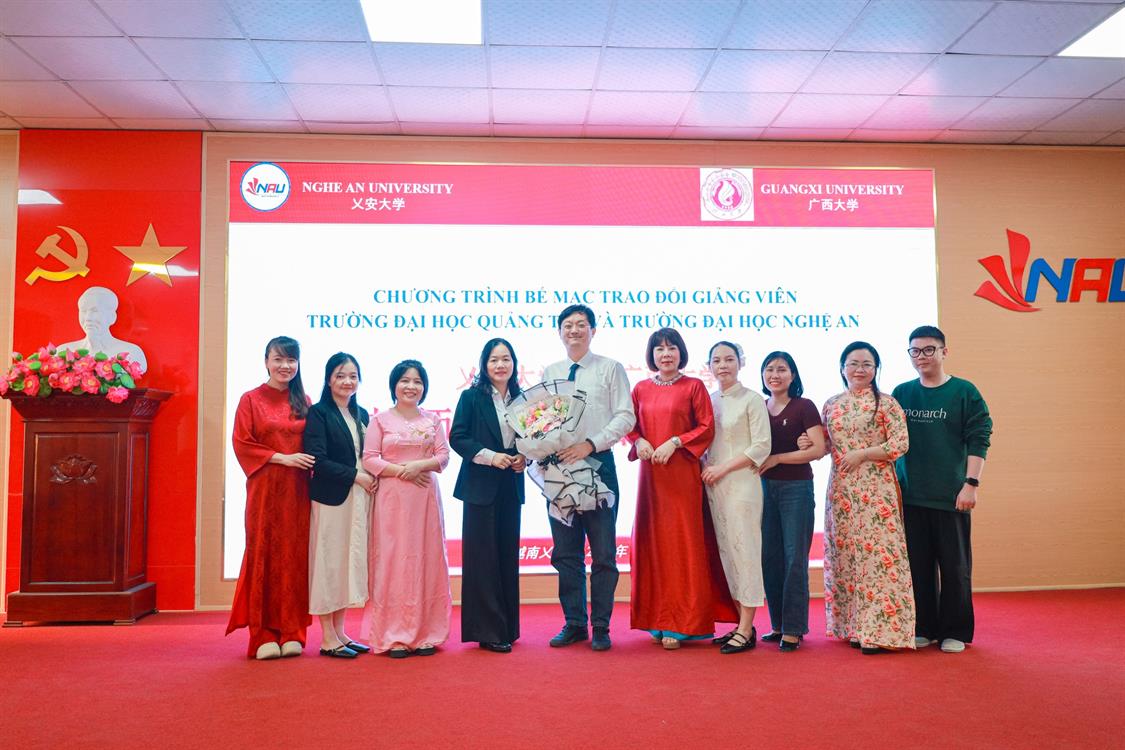 Khi tri thức đồng hành cùng hữu nghị: Dấu ấn đẹp trong hợp tác giữa Đại học Quảng Tây và Đại học Nghệ An