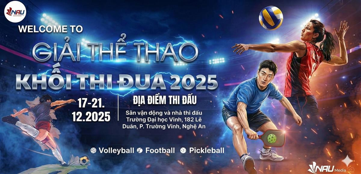 Rực lửa tinh thần Thể thao – Đại học Nghệ An sẵn sàng ra quân!
