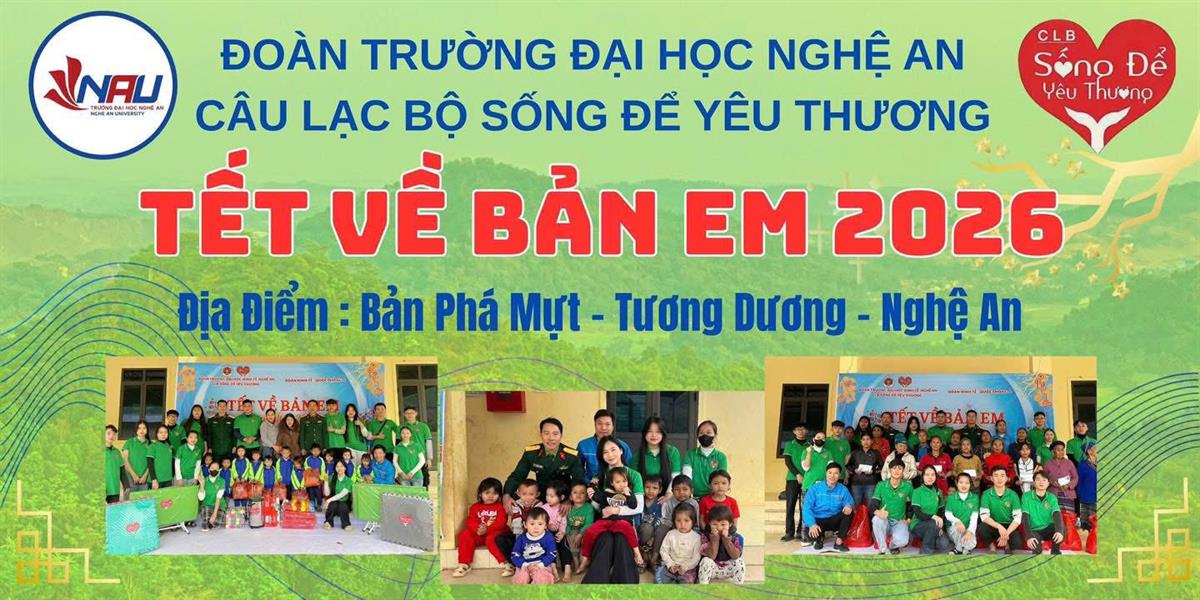 Tết về bản em 2026 – Câu lạc bộ Sống để yêu thương