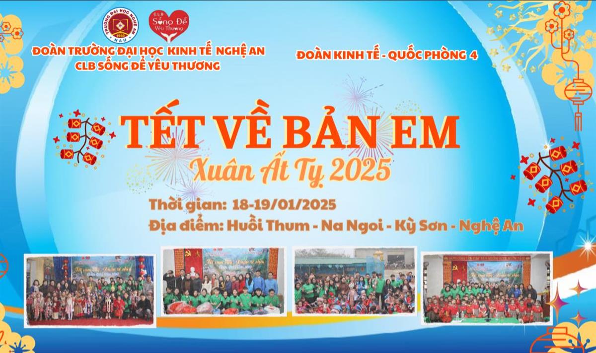 Công đoàn Khoa Kinh tế – Quản trị Kinh doanh ủng hộ chương trình “TẾT VỀ BẢN EM 2025”