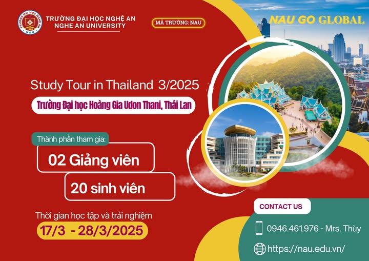 KHÁM PHÁ THÁI LAN – TRẢI NGHIỆM QUỐC TẾ DÀNH CHO SINH VIÊN